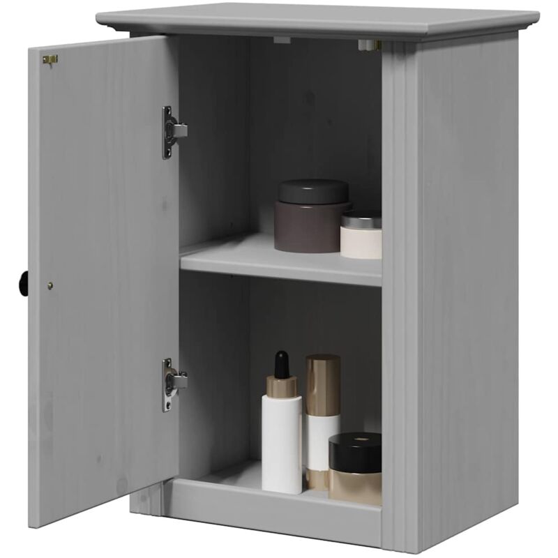 vidaXL Armoire murale de salle de bain BODO gris 44x30x60 cm