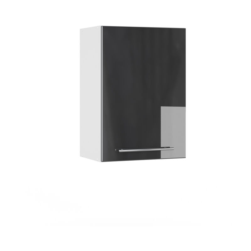 Vicco - Armoire murale de salle de bain Fame-Line, Anthracite Haute brillance, 50 x 72 cm