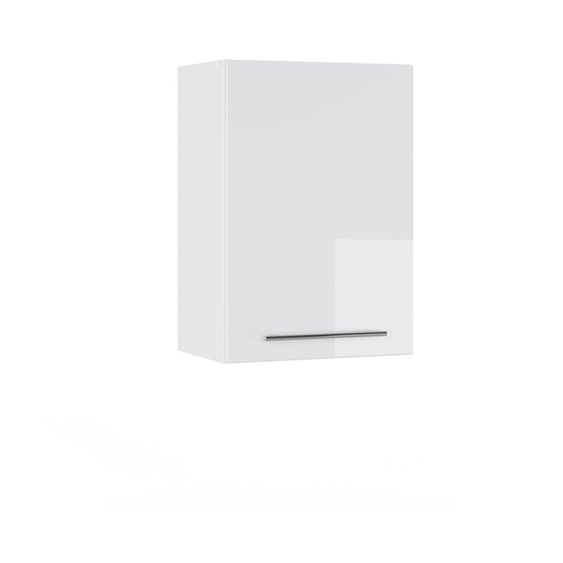 Vicco - Armoire murale de salle de bain Fame-Line, Blanc Haute brillance, 50 x 72 cm