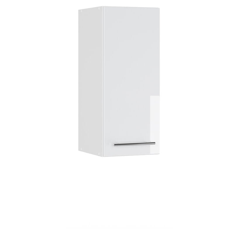 Vicco - Armoire murale de salle de bain Fame-Line, Blanc Haute brillance, 30 x 72 cm