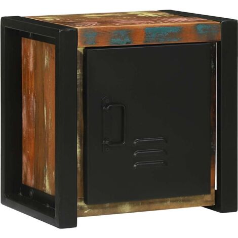 Armoire Murale de Salle de Bain Multicolore Bois Récupéré Moyenne CFW39651