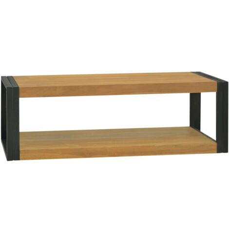 Armoire murale de salle de bain，Meuble de salle de bain 110x45x35cm Bois de teck solide CFW253793