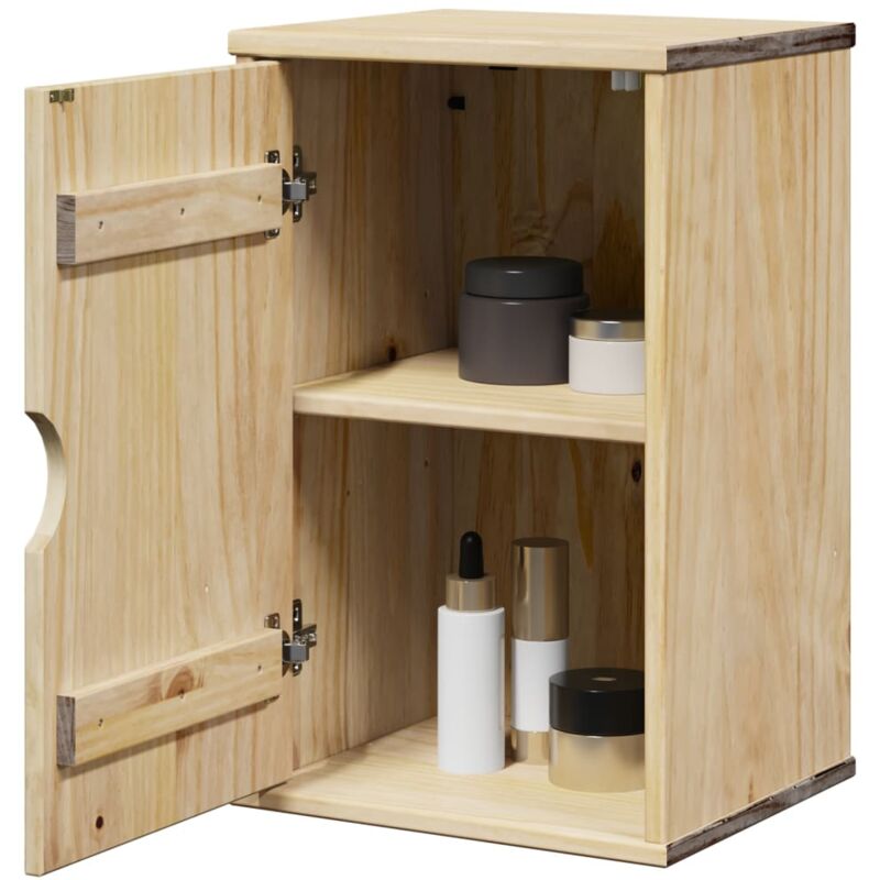 Design In - Armoire murale de salle de bain,Meuble de salle de bain otta 35x30x55 cm bois massif CFW47511