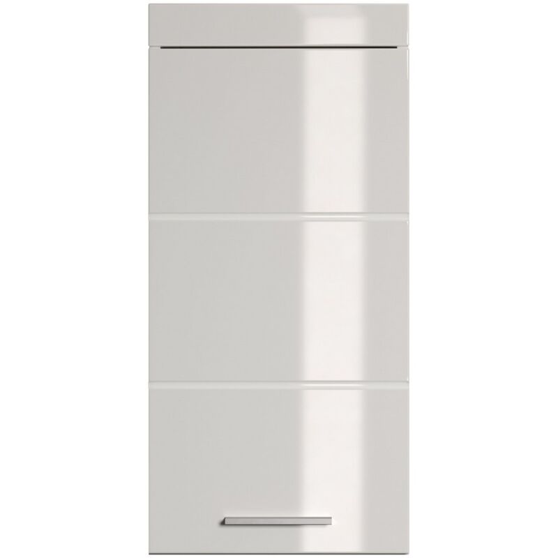 Epikasa - Armoire Murale de Salle de Bain Amanda, Panneau Aggloméré Mélaminé, Blanc, 37x77x23 cm