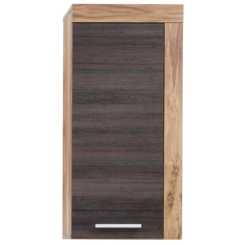 Epikasa - Armoire Murale de Salle de Bain Boom, Panneau Aggloméré Mélaminé, Marron, 36x79x23 cm