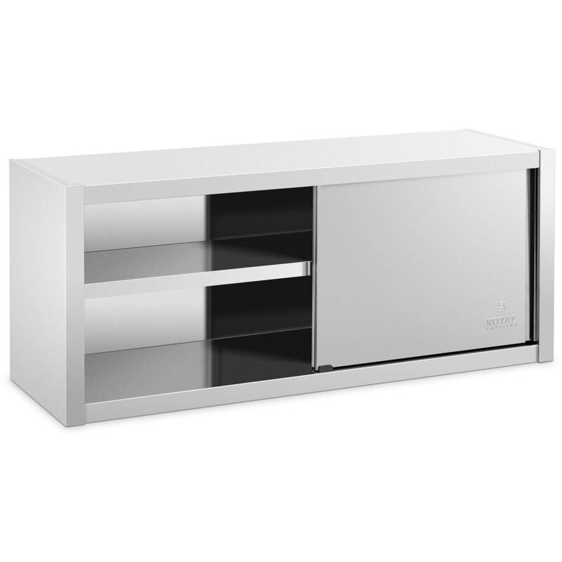 Royal Catering - Armoire Murale En Inox Porte Coulissante Cuisine Max. 600 kg 1400 x 450 x 600 mm