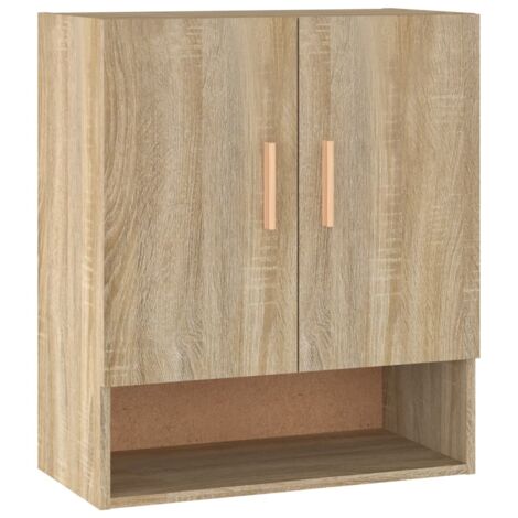 Armoire murale Étagère Murale  Meuble de rangement Chêne sonoma 60x31x70 cm Bois d'ingénierie 62461