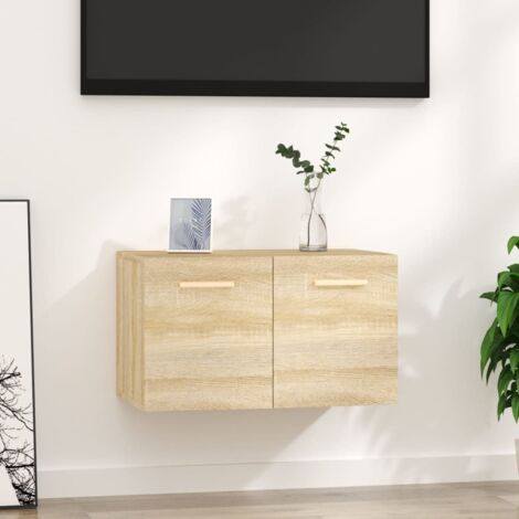 Armoire murale Étagère Murale  Meuble de rangement Chêne sonoma 60x36,5x35 cm Bois d'ingénierie 65330
