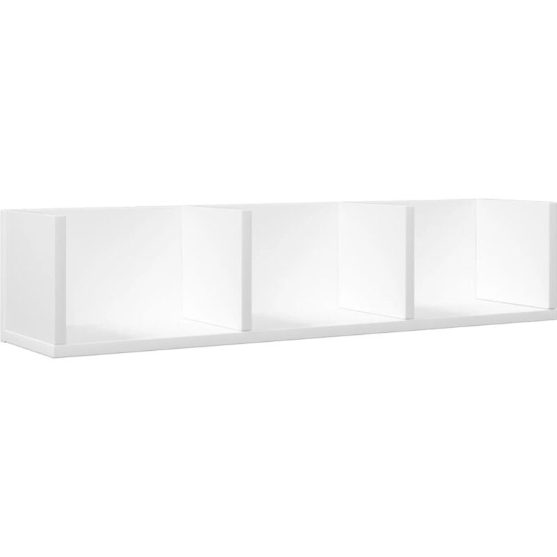 Vidaxl - Armoire murale blanc 75x18x16,5 cm bois d'ingénierie