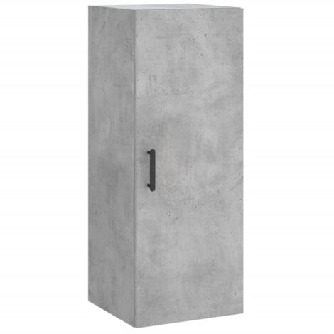 Armoire murale gris béton 34,5x34x90