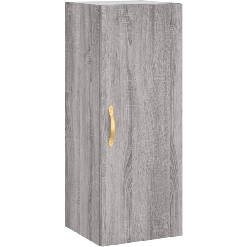 Vidaxl - Armoire murale sonoma gris 34,5x34x90 cm