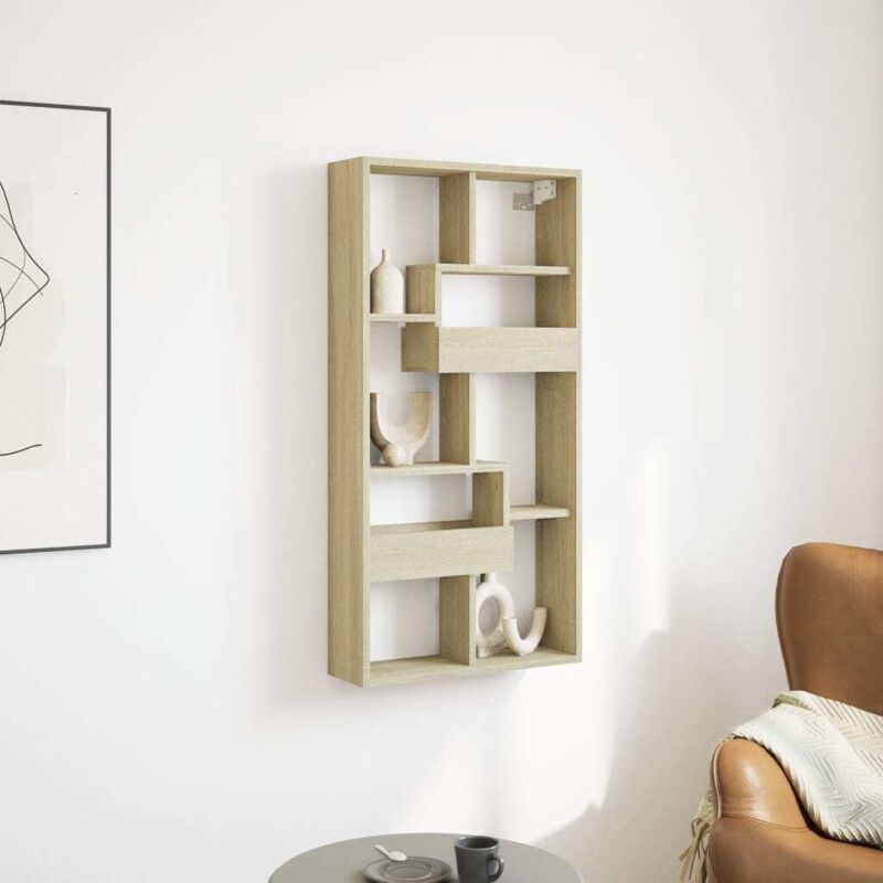 Vidaxl - Armoire murale chêne sonoma 50x15x100 cm bois d'ingénierie