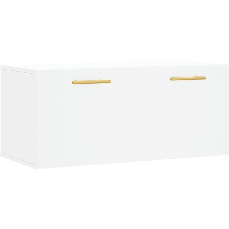 Armoire murale blanc 80x36,5x35 cm bois d'ingénierie vidaXL