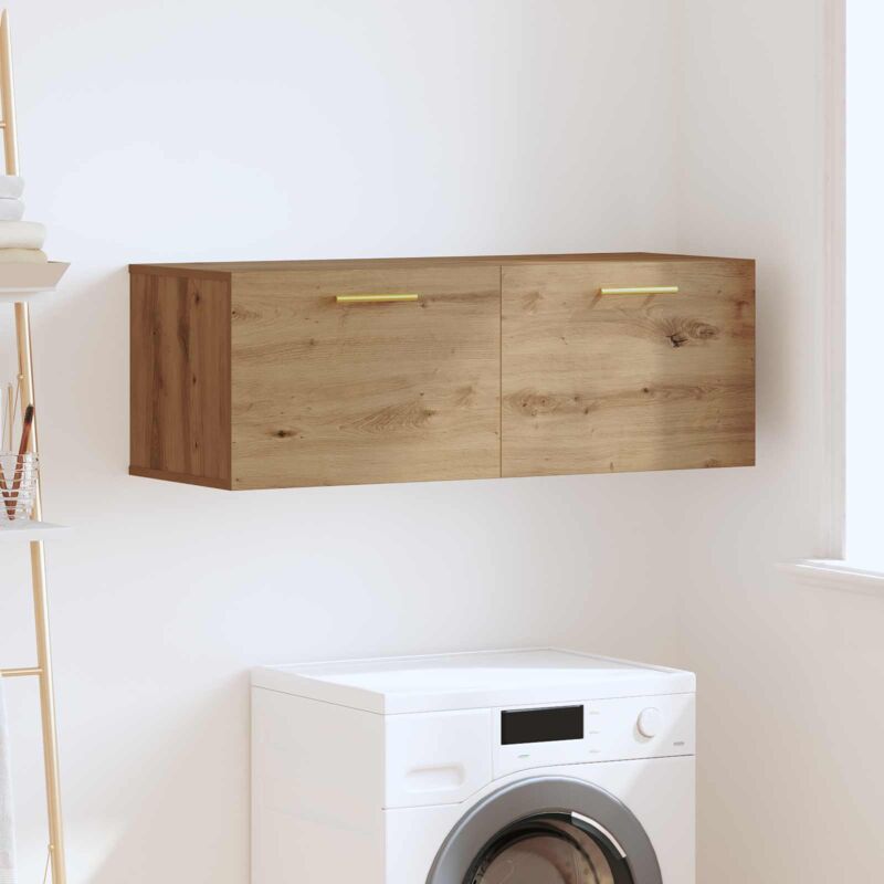 Vidaxl - Meuble mural Montage mural chêne artisanal 100 x 36.5 x 35 cm
