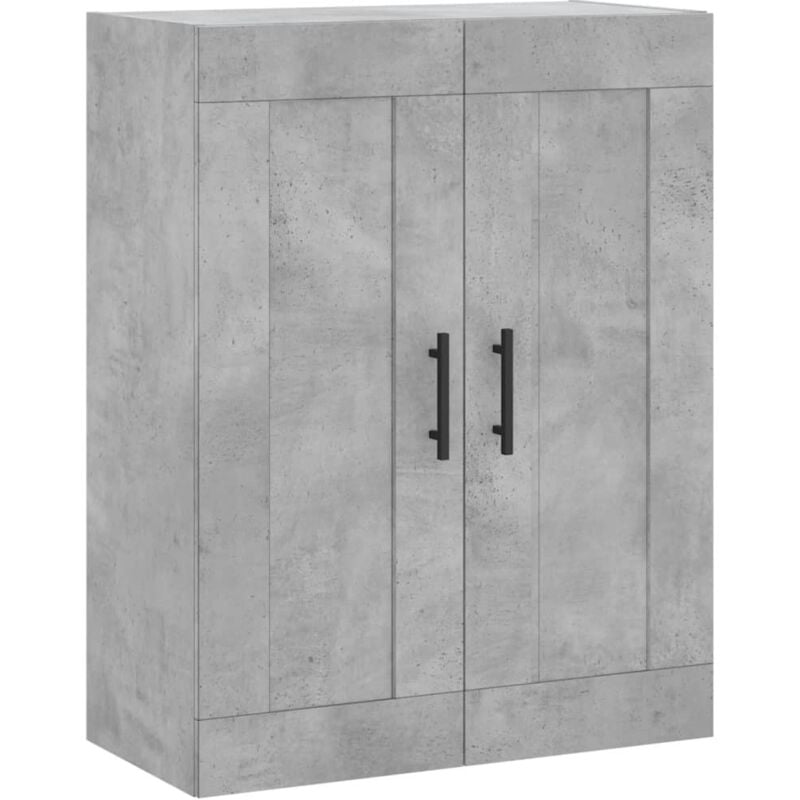 Vidaxl - Armoire murale gris béton 69,5x34x90 cm bois d'ingénierie