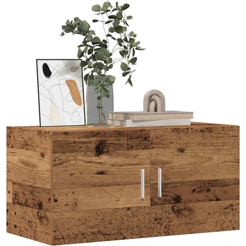 Vidaxl - Meuble mural vieux bois 80x39x40 cm bois d'ingénierie