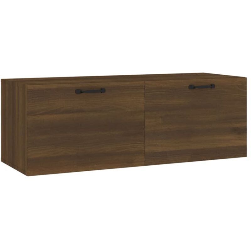 Vidaxl - Armoire murale Chêne marron 100x36,5x35 cm Bois d'ingénierie