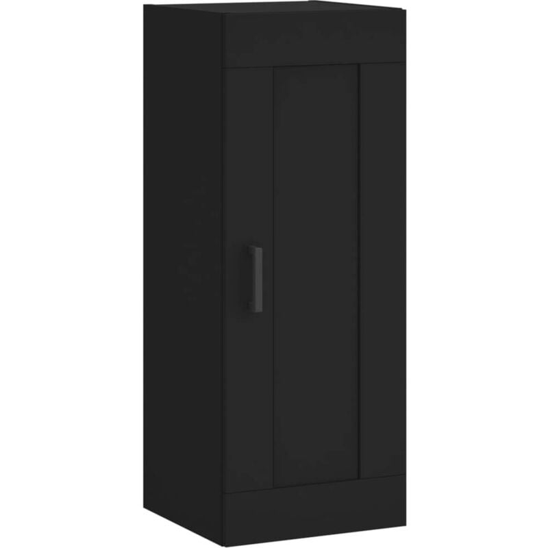 Vidaxl - Armoire murale noir 34,5x34x90 cm bois d'ingénierie