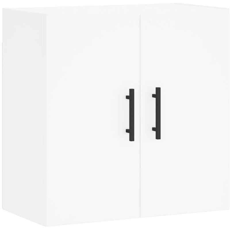 Armoire murale blanc 60x31x60 cm bois d ingénierie