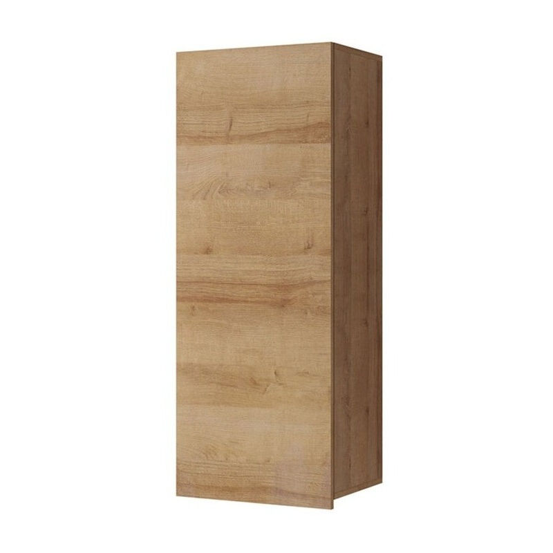 Mirjan24 - Armoire murale Tivdalu 126, Chêne doré, 117x45cm, Le nombre de portes: 032cm, Stratifié