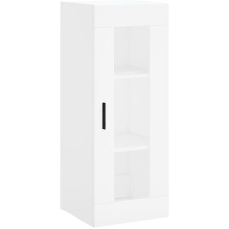 Armoire murale Salon,Meuble bas de Rangement,Meuble TV blanc 34,5x34x90 cm -76367
