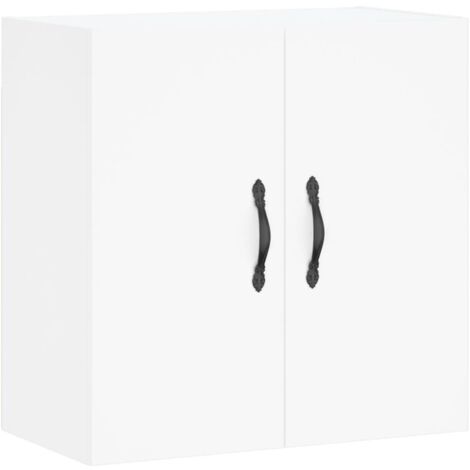 Armoire murale Salon,Meuble bas de Rangement,Meuble TV blanc 60x31x60 cm bois d'ingénierie -63841