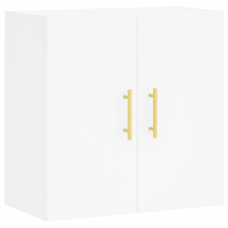 Armoire murale Salon,Meuble bas de Rangement,Meuble TV blanc 60x31x60 cm bois d'ingénierie -83791