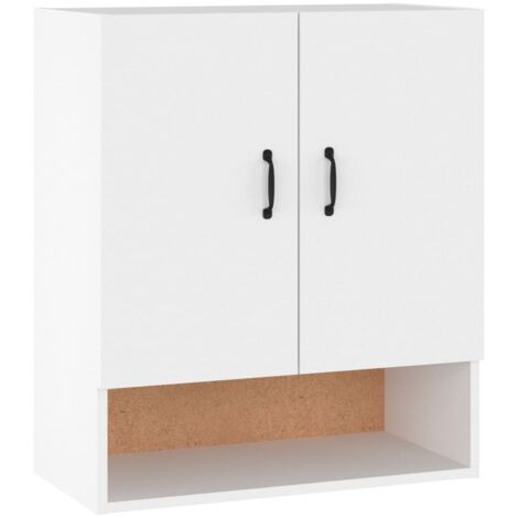Armoire murale Salon,Meuble bas de Rangement,Meuble TV Blanc 60x31x70 cm Bois d'ingénierie -12879