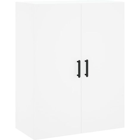 Armoire murale Salon,Meuble bas de Rangement,Meuble TV blanc 69,5x34x90 cm -51778