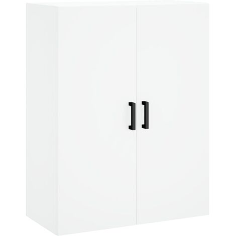 Armoire murale Salon,Meuble bas de Rangement,Meuble TV blanc 69,5x34x90 cm -61467