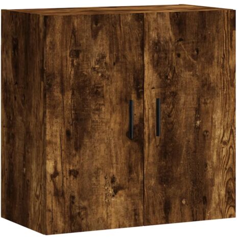 Armoire murale Salon,Meuble bas de Rangement,Meuble TV chêne fumé 60x31x60 cm bois d'ingénierie -28062