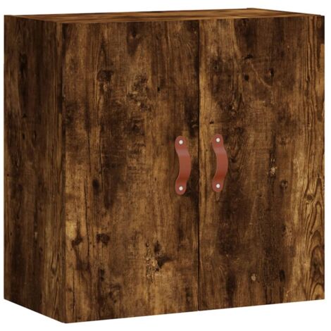Armoire murale Salon,Meuble bas de Rangement,Meuble TV chêne fumé 60x31x60 cm bois d'ingénierie -51225