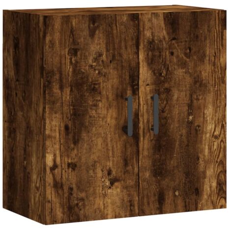 Armoire murale Salon,Meuble bas de Rangement,Meuble TV chêne fumé 60x31x60 cm bois d'ingénierie -75521