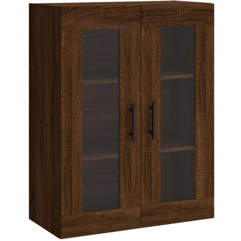 Armoire murale Salon,Meuble bas de Rangement,Meuble TV chêne marron 69,5x34x90 cm -79535