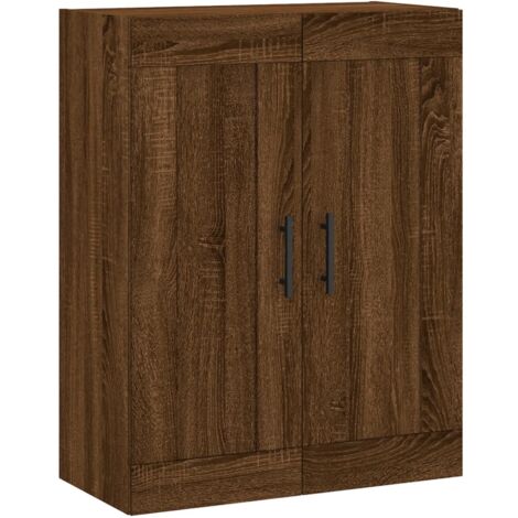 Armoire murale Salon,Meuble bas de Rangement,Meuble TV chêne marron 69,5x34x90 cm bois d'ingénierie -39593