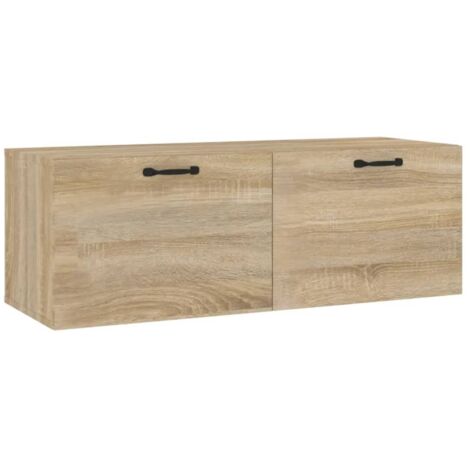 Armoire murale Salon,Meuble bas de Rangement,Meuble TV Chêne sonoma 100x36,5x35 cm Bois d'ingénierie -95122