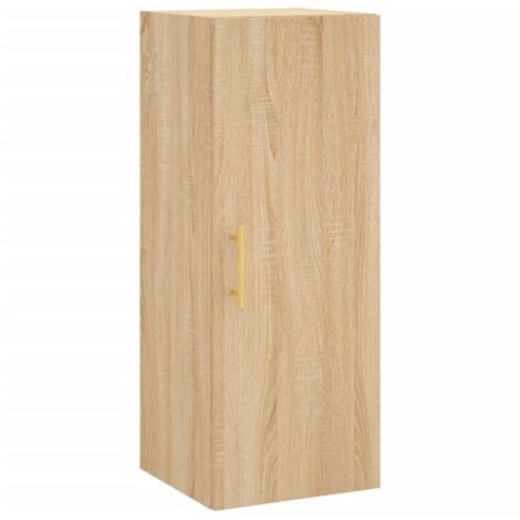 Armoire murale Salon,Meuble bas de Rangement,Meuble TV chêne sonoma 34,5x34x90 cm -55879