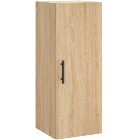 Armoire murale Salon,Meuble bas de Rangement,Meuble TV chêne sonoma 34,5x34x90 cm -93583