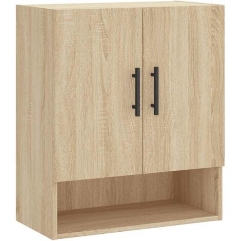 Armoire murale Salon,Meuble bas de Rangement,Meuble TV chêne sonoma 60x31x70 cm bois d'ingénierie -28078