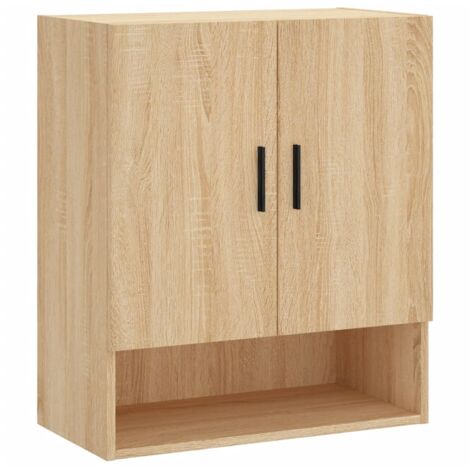 Armoire murale Salon,Meuble bas de Rangement,Meuble TV chêne sonoma 60x31x70 cm bois d'ingénierie -68136