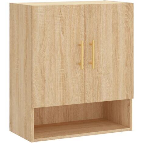 Armoire murale Salon,Meuble bas de Rangement,Meuble TV chêne sonoma 60x31x70 cm bois d'ingénierie -68873