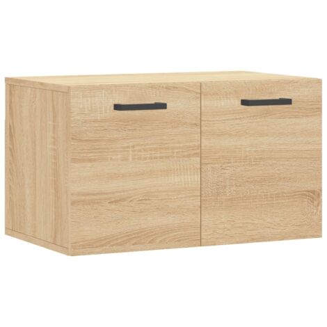 Armoire murale Salon,Meuble bas de Rangement,Meuble TV Chêne sonoma 60x36,5x35 cm Bois d'ingénierie -53797