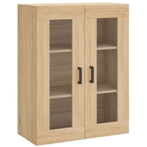 Armoire murale Salon,Meuble bas de Rangement,Meuble TV chêne sonoma 69,5x34x90 cm -18497