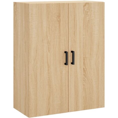 Armoire murale Salon,Meuble bas de Rangement,Meuble TV chêne sonoma 69,5x34x90 cm -41471