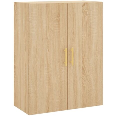 Armoire murale Salon,Meuble bas de Rangement,Meuble TV chêne sonoma 69,5x34x90 cm -67661