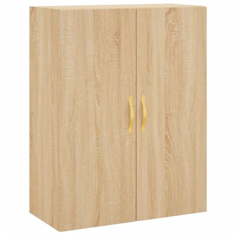 Armoire murale Salon,Meuble bas de Rangement,Meuble TV chêne sonoma 69,5x34x90 cm -92793