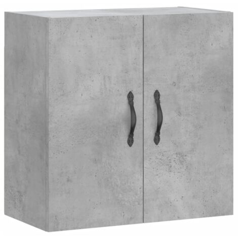 Armoire murale Salon,Meuble bas de Rangement,Meuble TV gris béton 60x31x60 cm bois d'ingénierie -13660