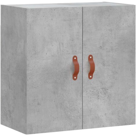 Armoire murale Salon,Meuble bas de Rangement,Meuble TV gris béton 60x31x60 cm bois d'ingénierie -37560