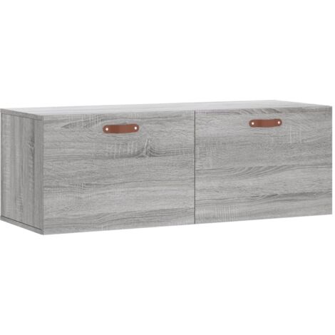 Armoire murale Salon,Meuble bas de Rangement,Meuble TV sonoma gris 100x36,5x35 cm bois d'ingénierie -78521