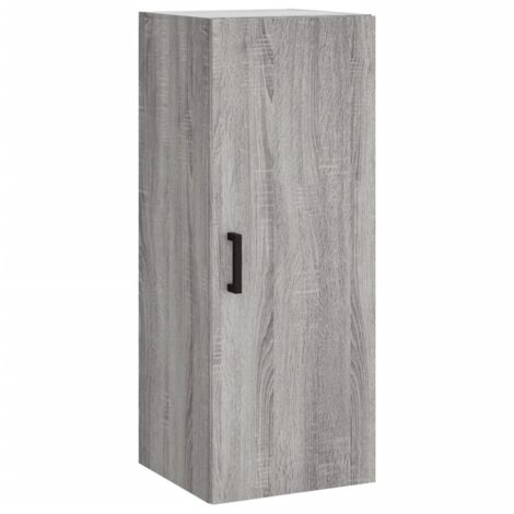 Armoire murale Salon,Meuble bas de Rangement,Meuble TV sonoma gris 34,5x34x90 cm -20533
